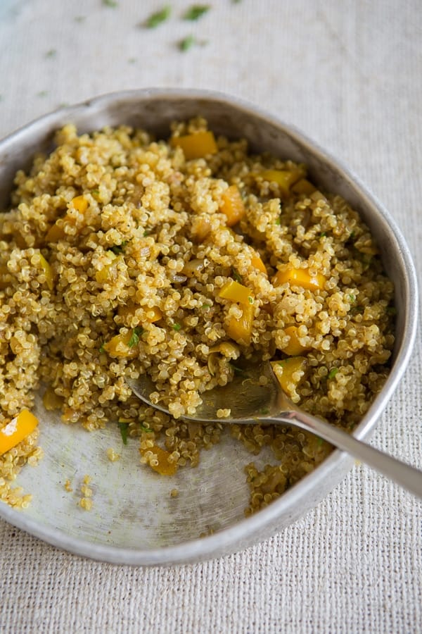 Spiced Quinoa Eggplant Rolls