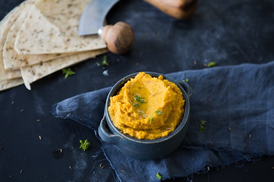 Roasted Garlic and Pumpkin Dip by The Minimalist Vegan