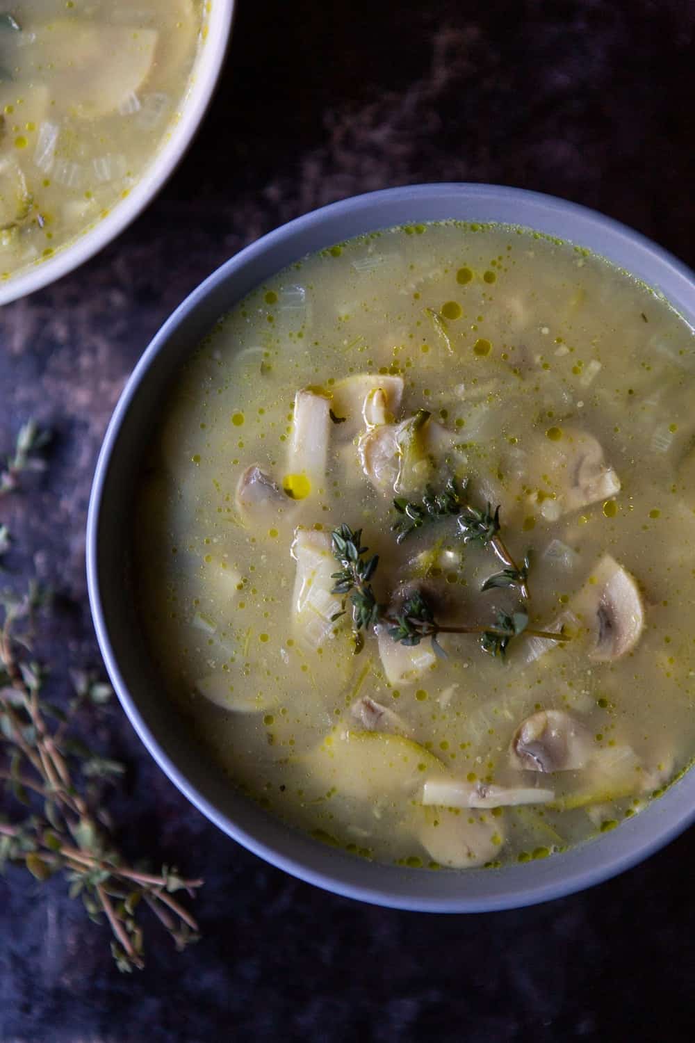 Mushroom and Thyme Soup