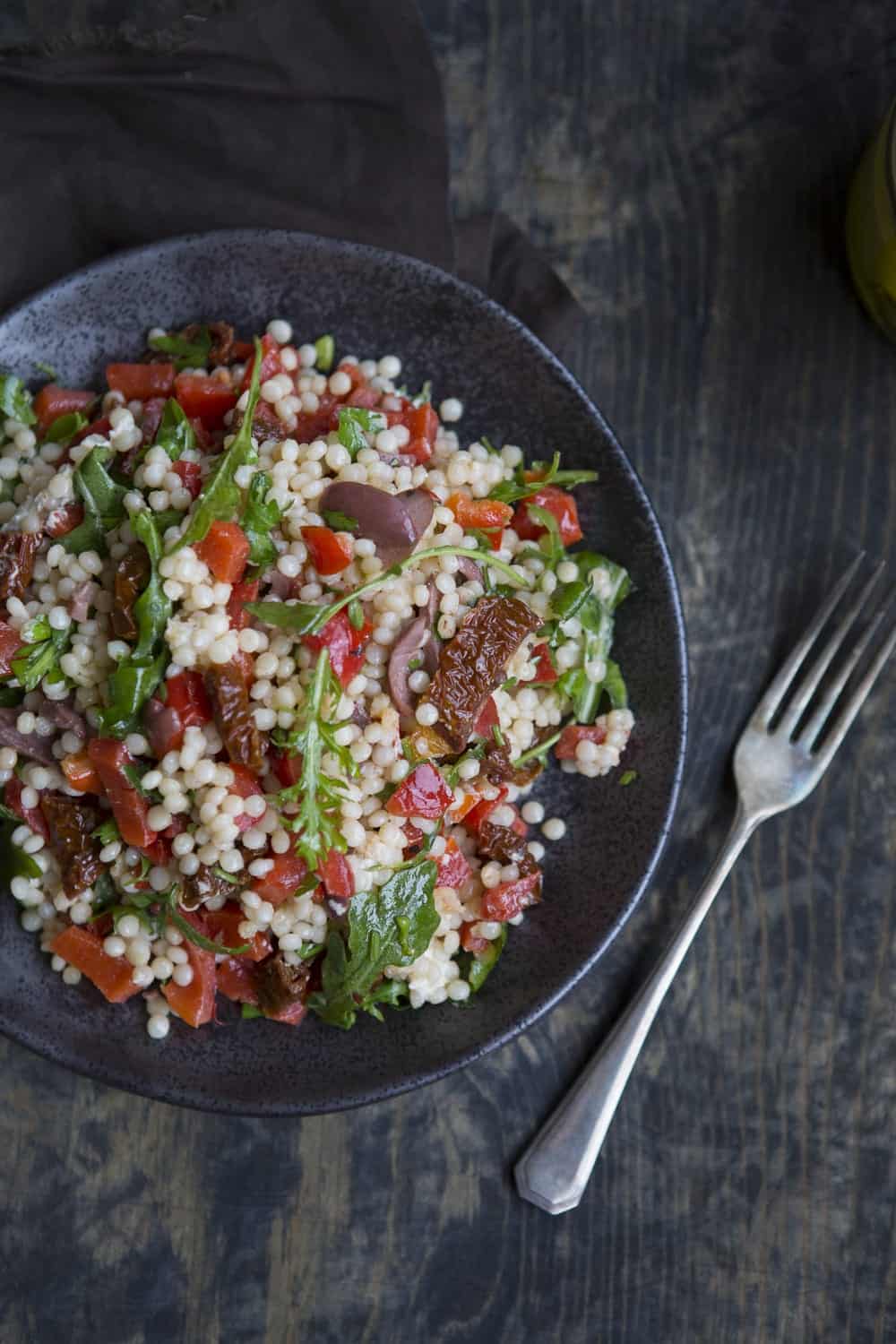 Vegan Mediterranean Couscous Salad 