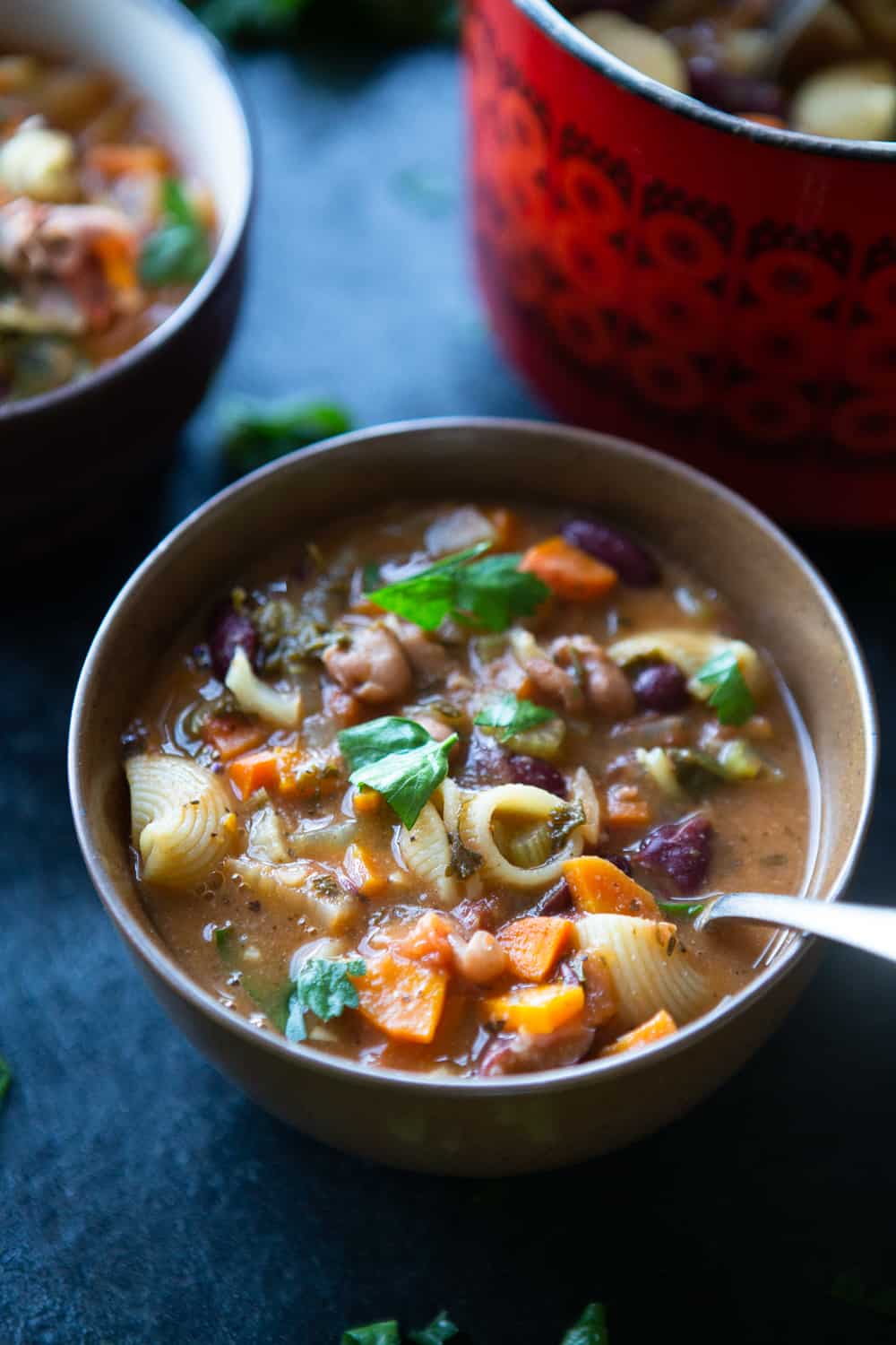 Hearty Vegan Minestrone Soup