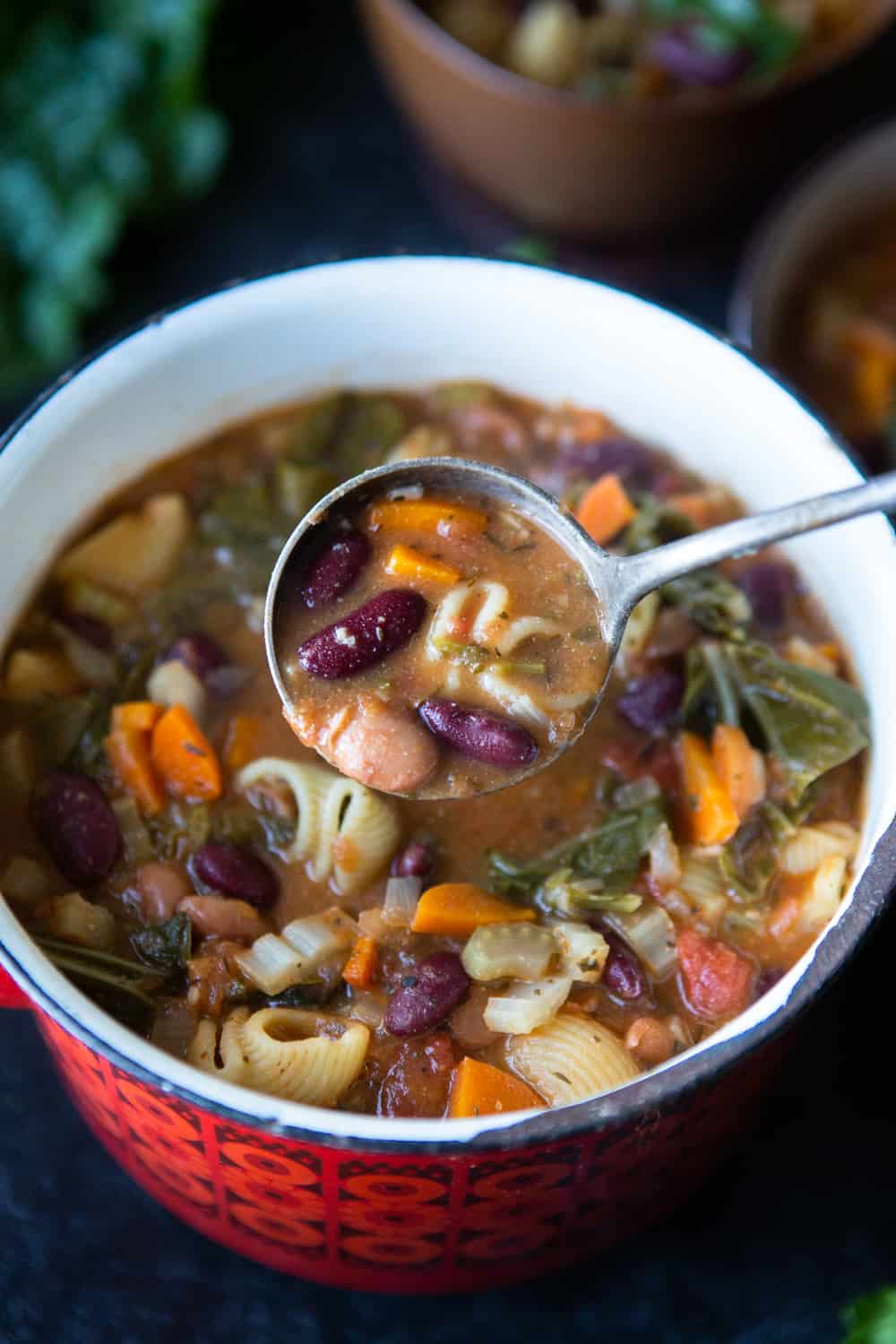 Hearty Vegan Minestrone Soup