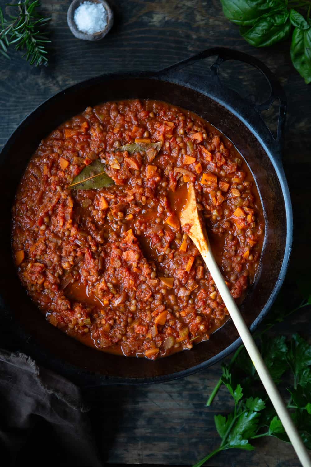 My Lentil Spaghetti Bolognese (Vegan)