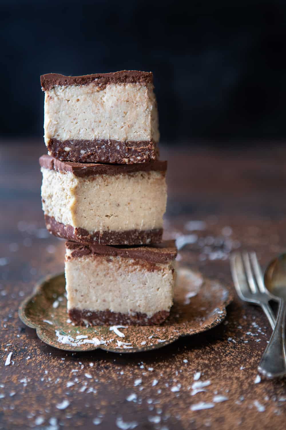 No-Bake Choc Coconut Slice (Vegan)