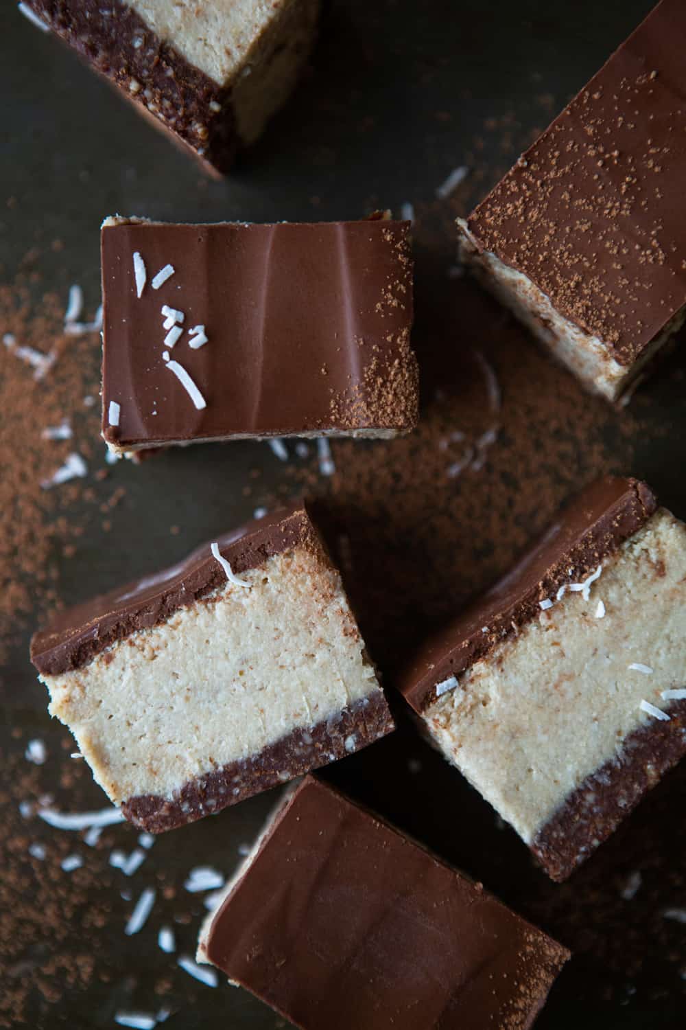 No-Bake Choc Coconut Slice (Vegan)