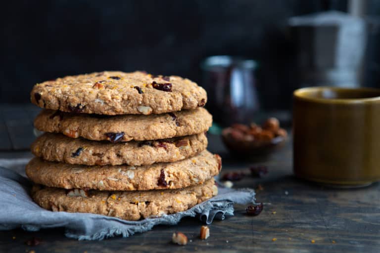 Jumbo Healthy Vegan Breakfast Cookies (Gluten-Free)