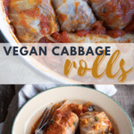 Vegan Cabbage Rolls in Tomato Sauce | Heartful Table