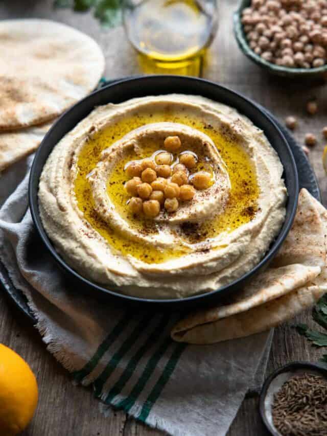 Hummus From Scratch Using Dried Chickpeas