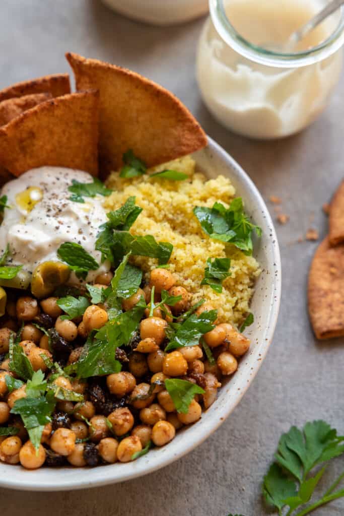 Moroccan Spiced Chickpea Bowl