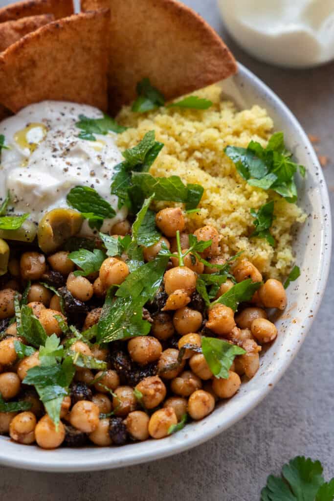 Moroccan Spiced Chickpea Bowl